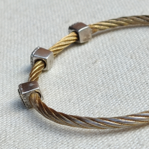 Sterling chrome diopside bracelet - Picture 11 of 12